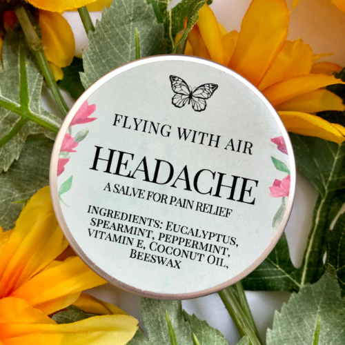 Herbal headache relief salve
