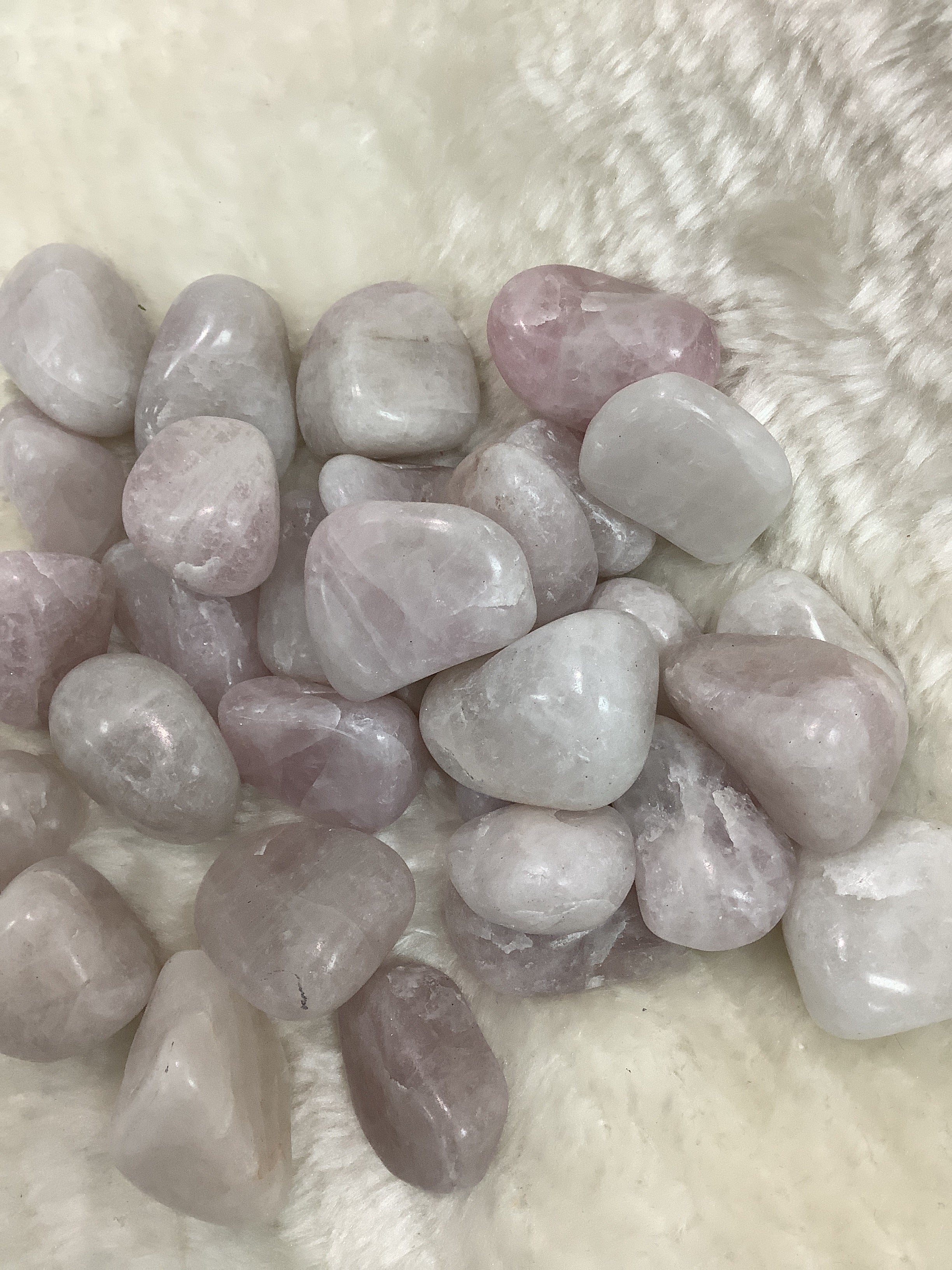 Pink Kunzite Tumbled Crystal