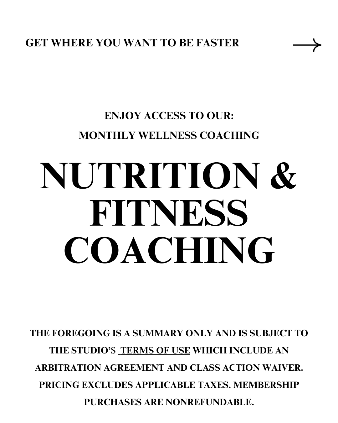 Nutrition & Fitness Coaching