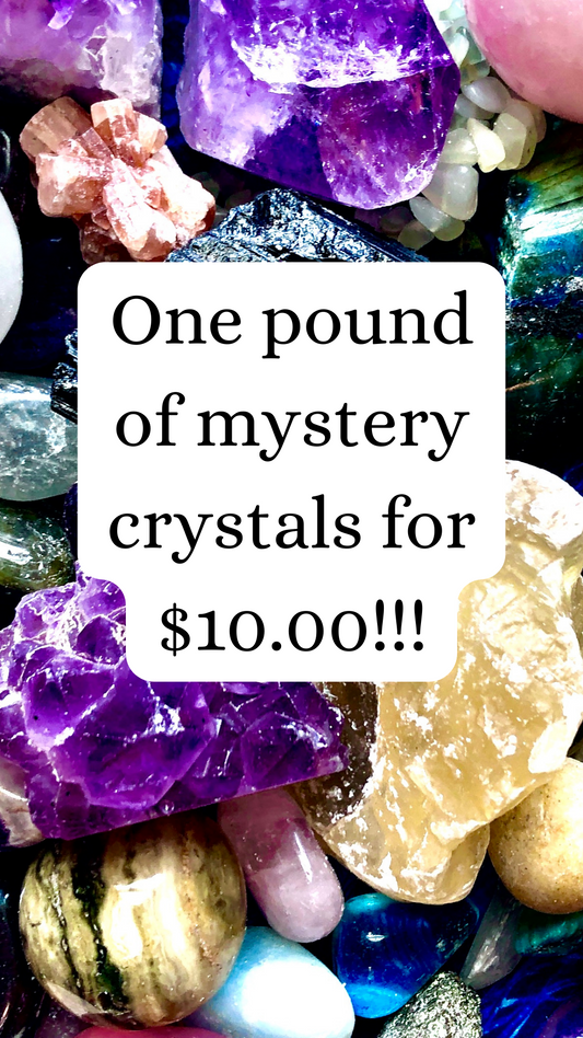 Do you love crystals? We are currently offering mystery crystal bags filled with real grade AA crystals and gemstones! Find your favorites like amethyst, rose quartz and citrine but also be on the look out for the rare moldavite or kunzite. We are spring cleaning and that involves hundreds of crystals making its way to your home. You are going to absolutely love this and tell all your friends! Hurry! Supplies is limited. 