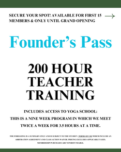 Yoga 200 hour Certification Includes all teaching Materials Mixers &amp; Special Events