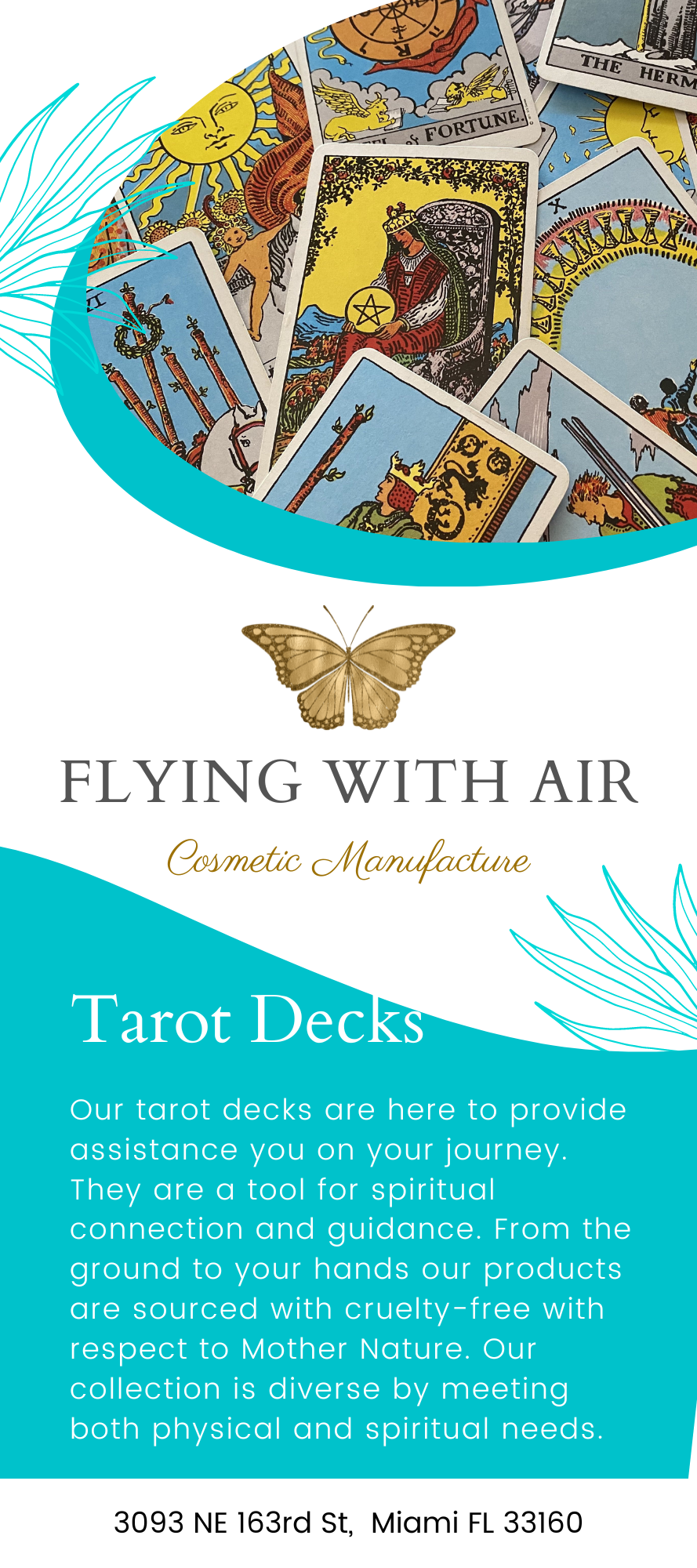 Flying with Air Rack Card Set of 10 - Tarot