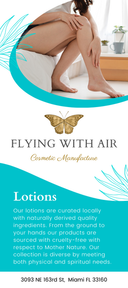 Flying with Air Rack Card Set of 10 - Lotion
