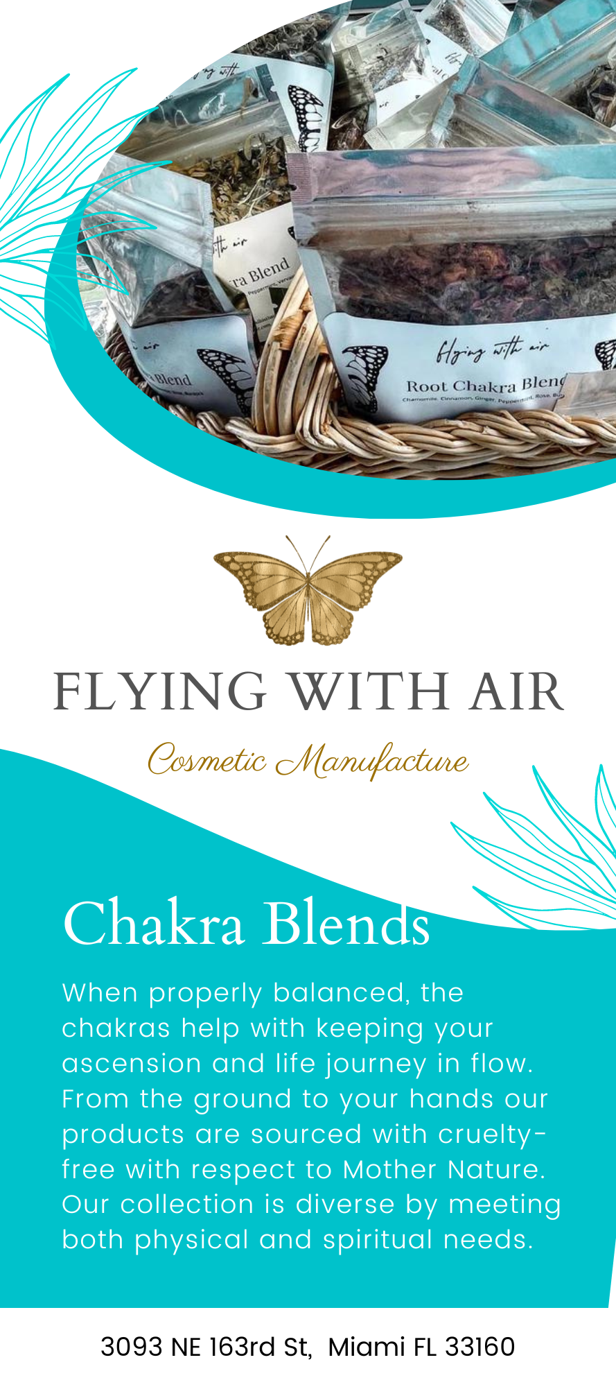 Flying with Air Rack Card Set of 10 - Chakra Blends
