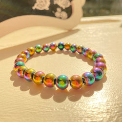 Rainbow Hematite Bracelet 