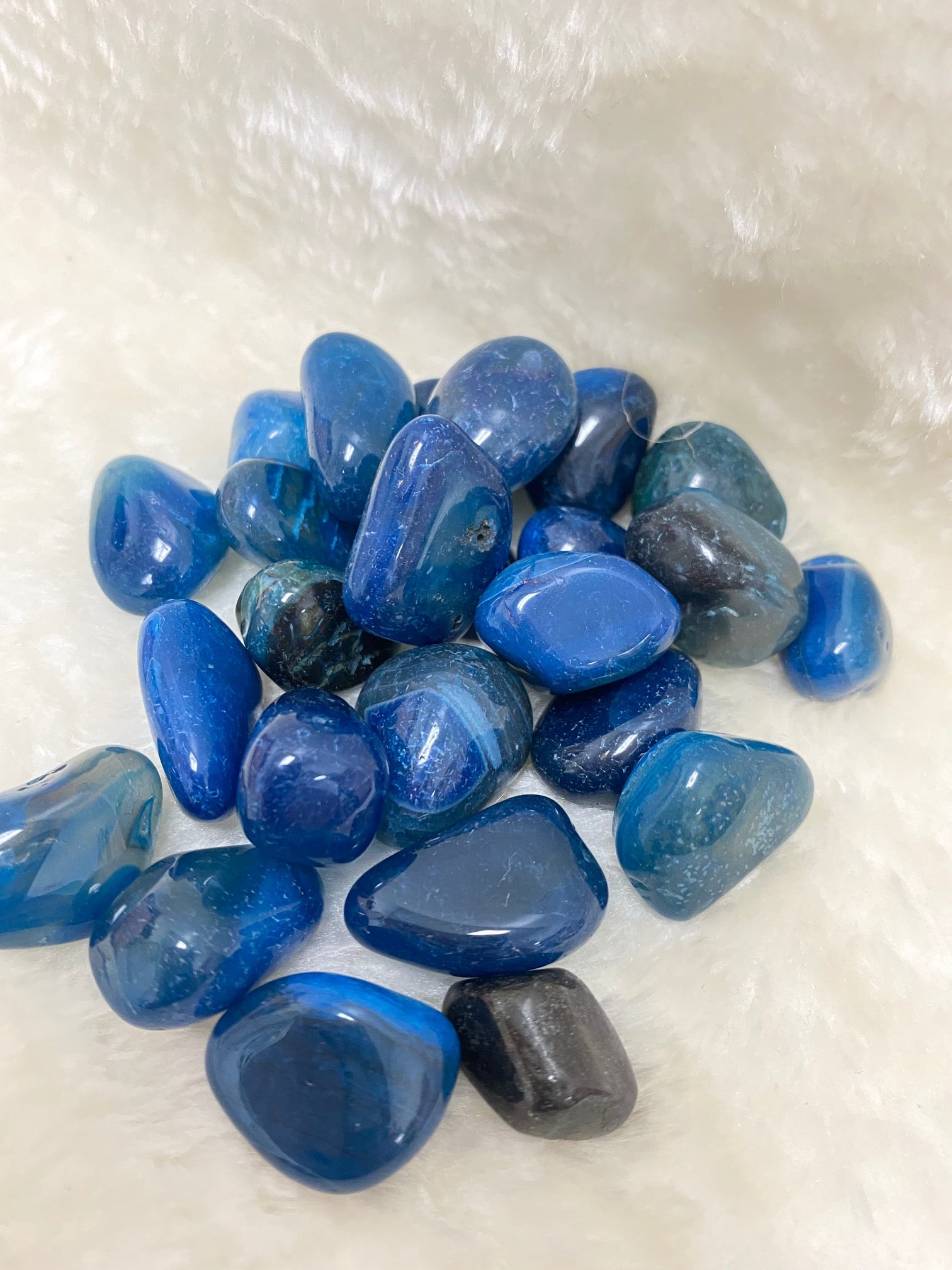 blue agate crystal