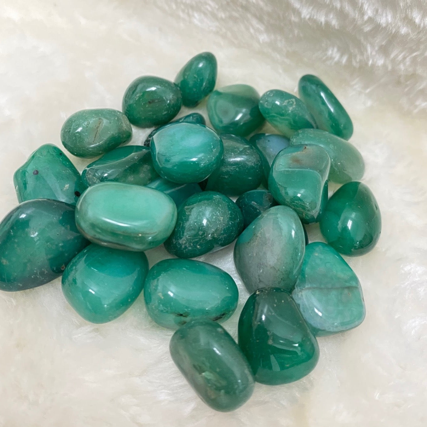 Green Agate Crystal 