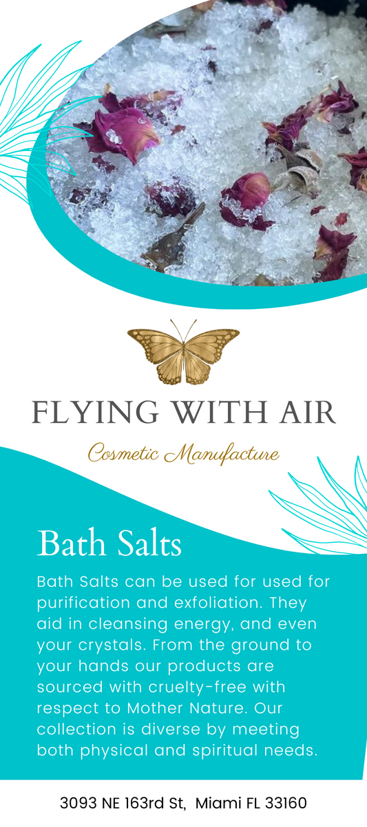 Flying with Air Rack Card Set of 10 - Bath Salts