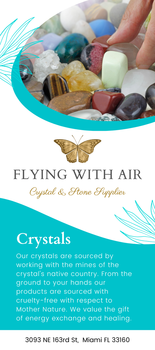 Flying with Air Rack Card Set of 10 - Crystals