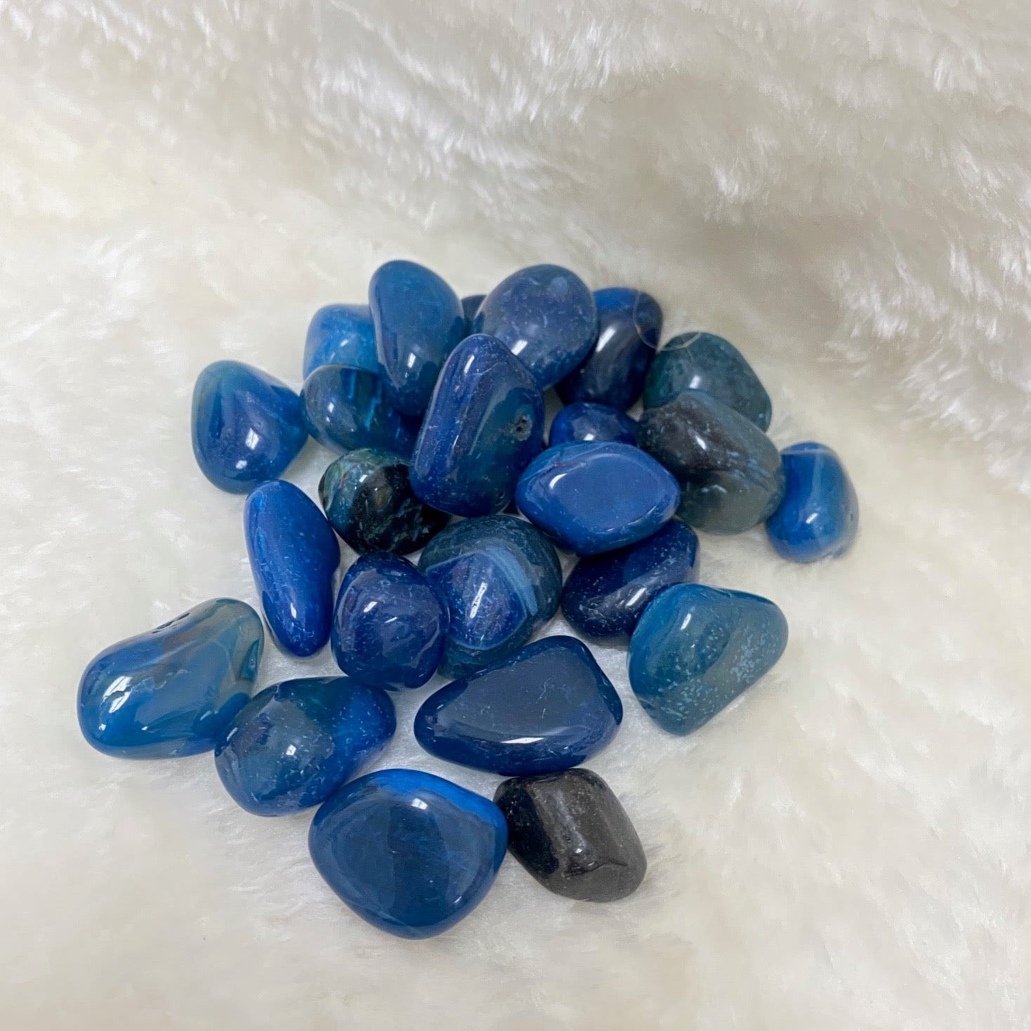 blue agate crystal