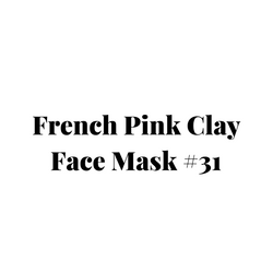 Pink Clay Mask #31 - 1 oz jar