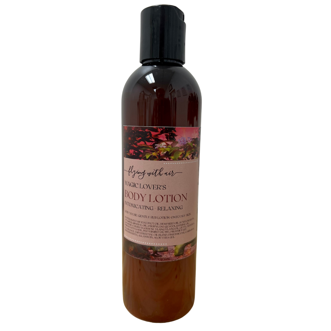 Our lotion acts as a natural pheromone to increase the love within yourself and around you. Ylang Ylang promotes relaxation and sensuality, and it is known to be a romantic flower. Jasmine aids in mood and energy enhancement, and leaves the skin feeling rejuvenated. Japanese Cherry Blossom amplifies your appearance with a radiant glow, while also tying in with our other ingredients to create the breathtaking and invigorating scent to attract love into your life.