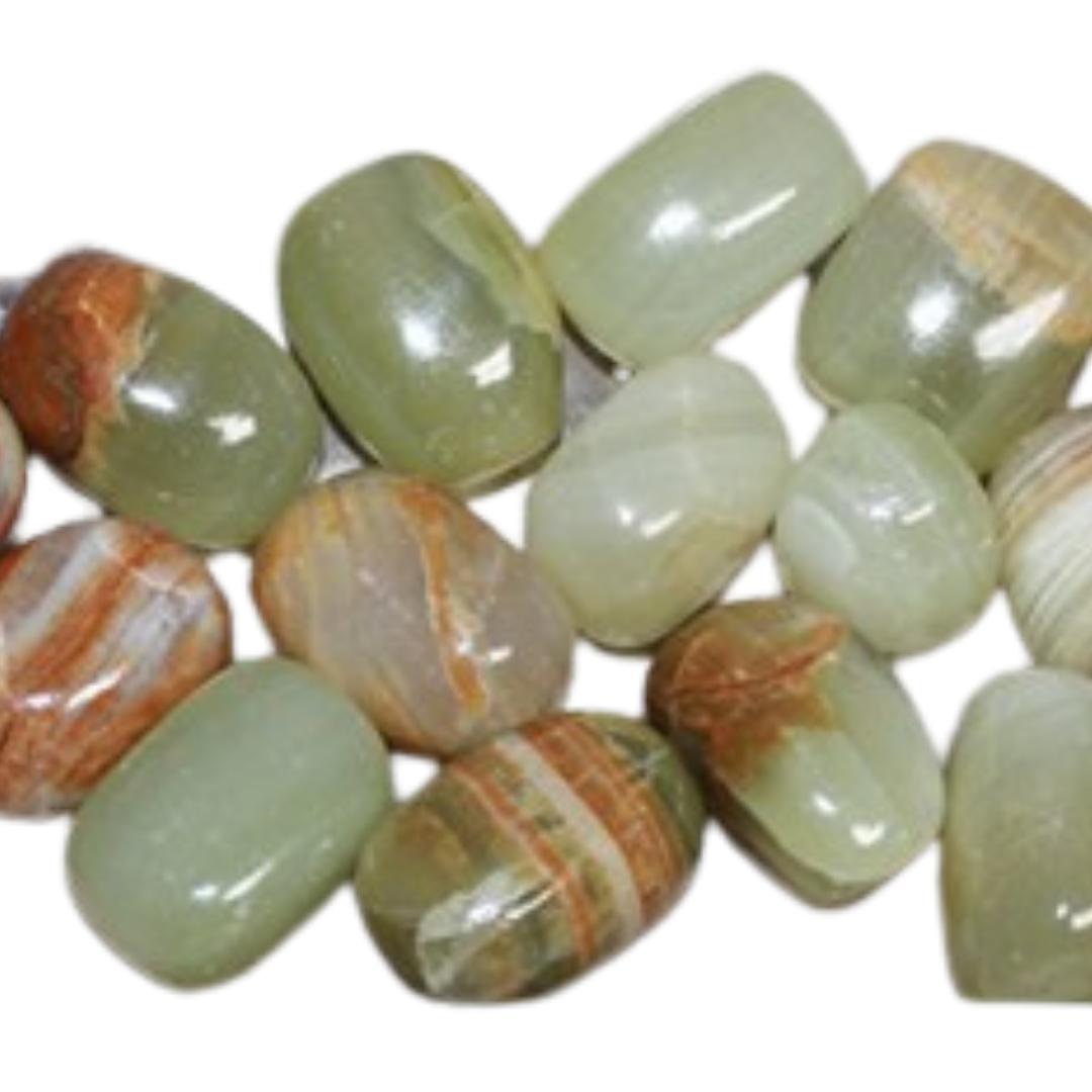 Calcite Green Polished Tumbled Crystal 