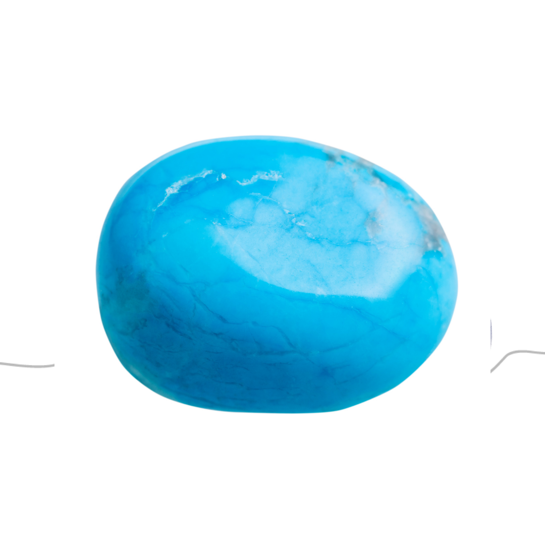 Blue Howlite Polished Tumbled Crystal