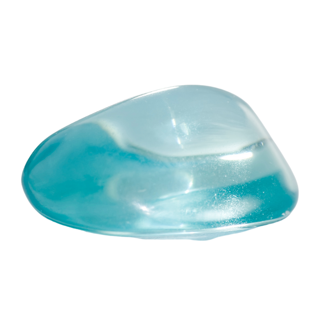 Aqua Blue Obsidian cannot be used for evil. This is the protection stone for sensitive or psychic people. It provides a great defense against negative psychic energy and also gives one a general sense of calm and well being.
