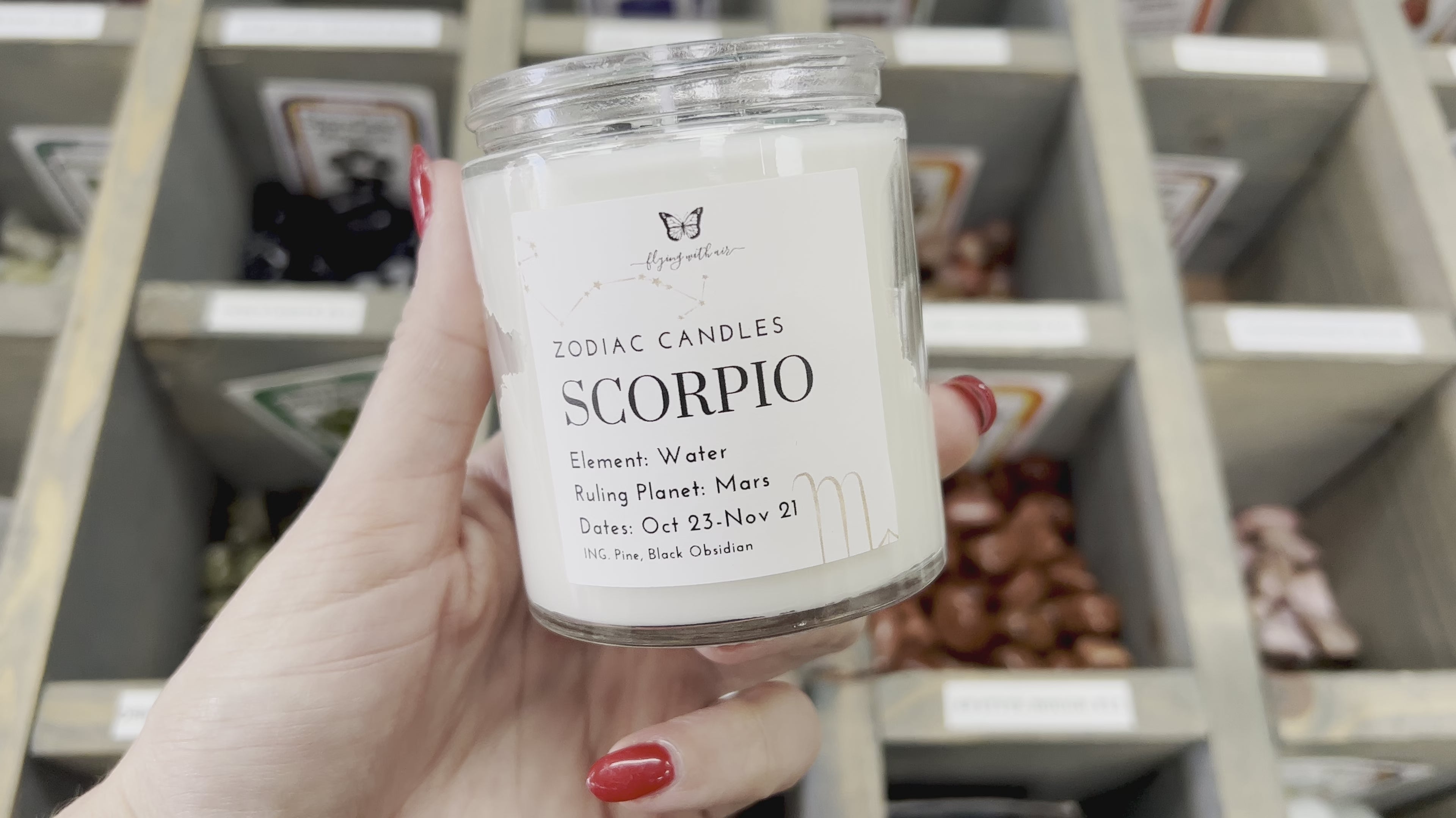 Scorpio Zodiac Candle