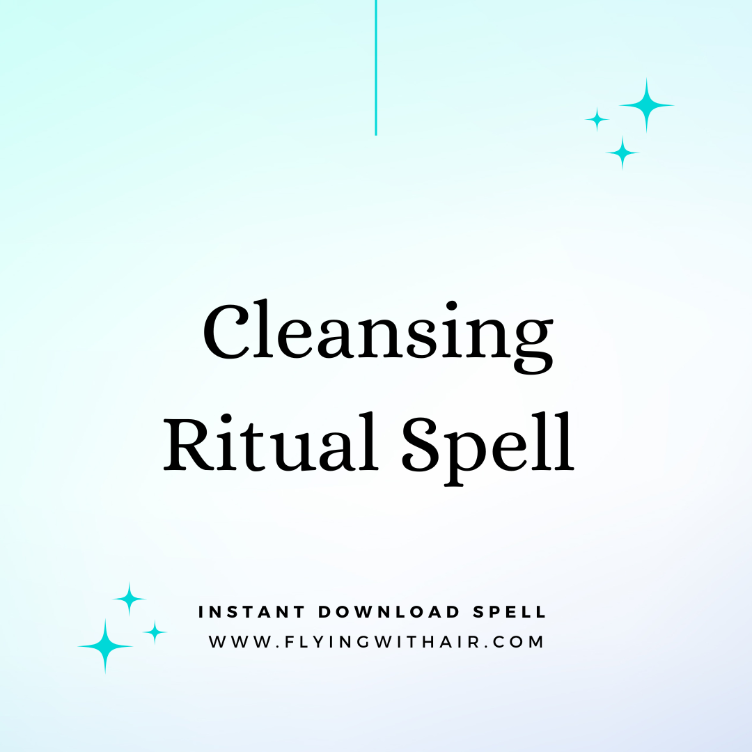 Cleansing Energy Ritual Instant Download