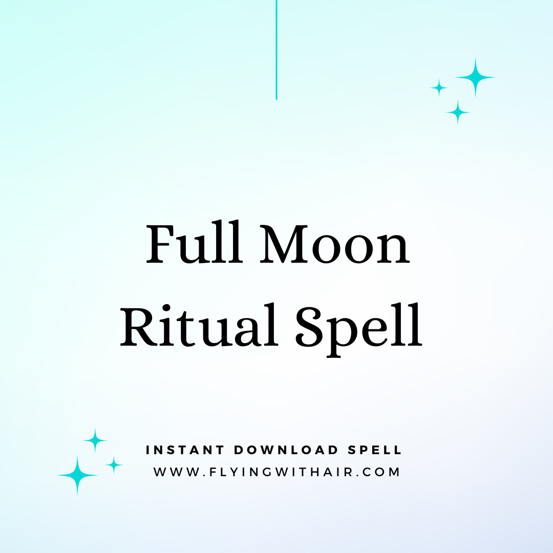 Full Moon Ritual Instant Download