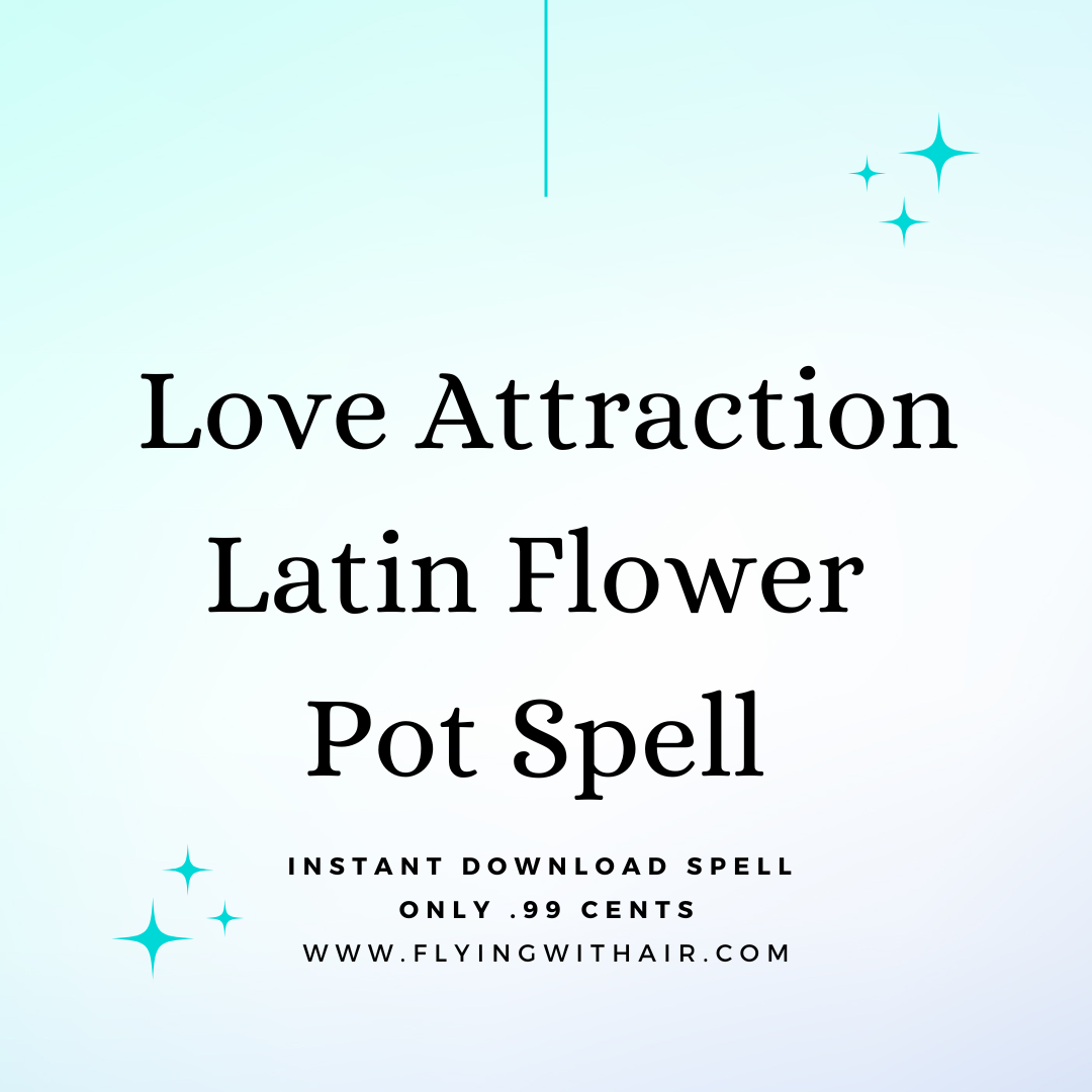 Love Attraction Latin Flower Pot Spell