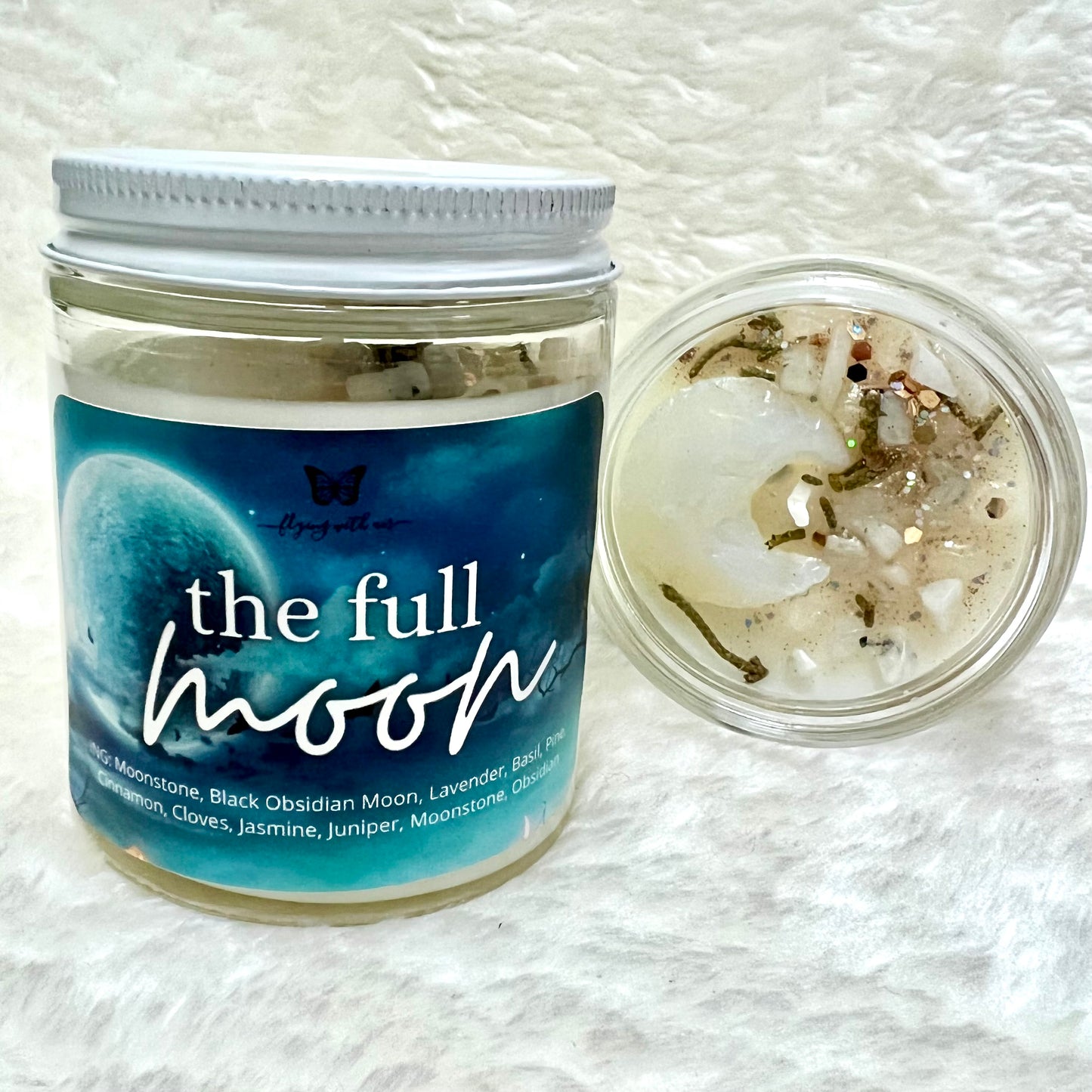 full moon candle