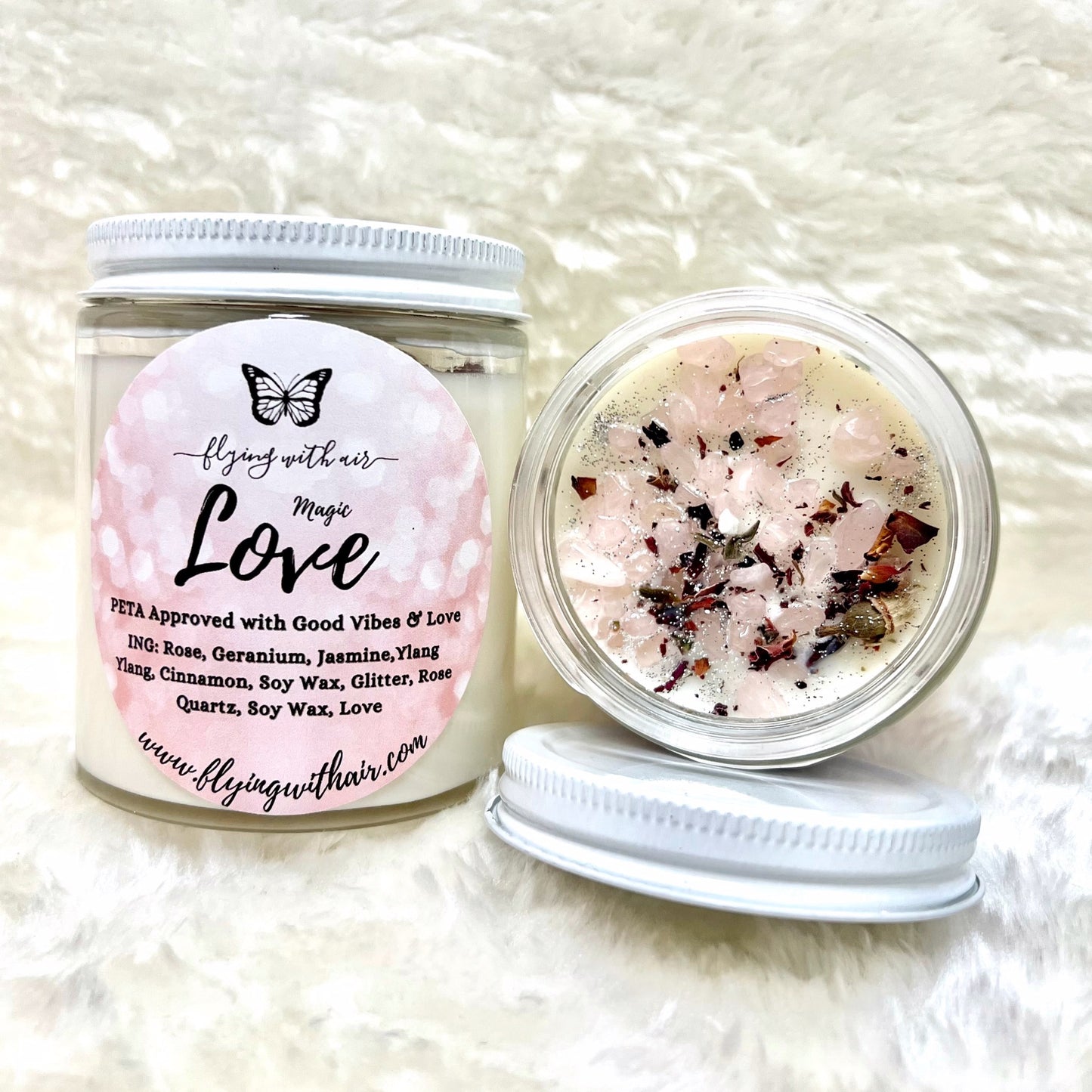 magic love spell crystal candle 