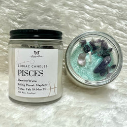 Pisces Zodiac Candle