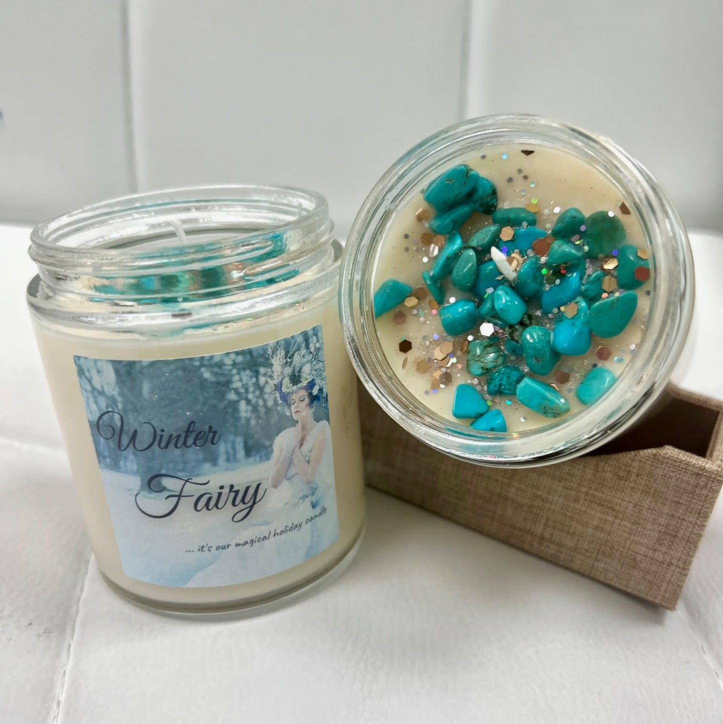 Winter Fairy Candle